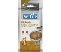 Pamlsok Farmina Creamy Vet Life Cat Diabetic with Chicken & Tuna 60 g