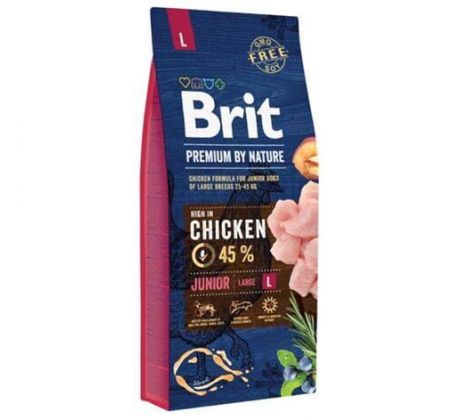 Brit Premium by Nature dog Junior L 3 kg