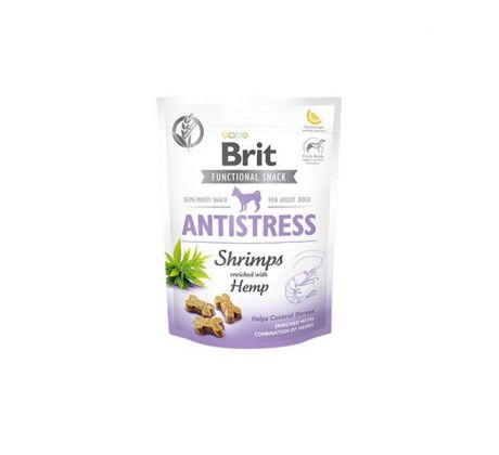 Pamlsok Brit Care Dog Functional Snack Antistress Shrimps 150 g