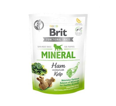 Pamlsok Brit Care Dog Functional Snack Mineral Ham for Puppies 150 g