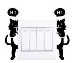 Samolepka na stenu-dekoratívna = 1 objednávka podstielky