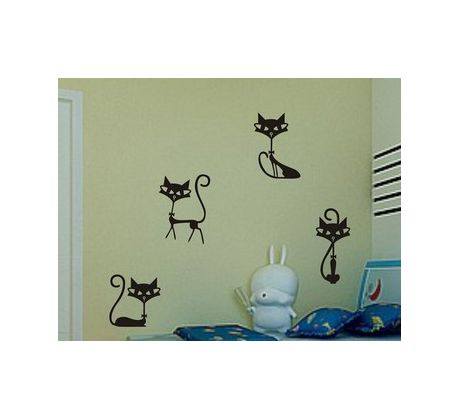 Samolepka na stenu/4ks =1 objednávka podstielky