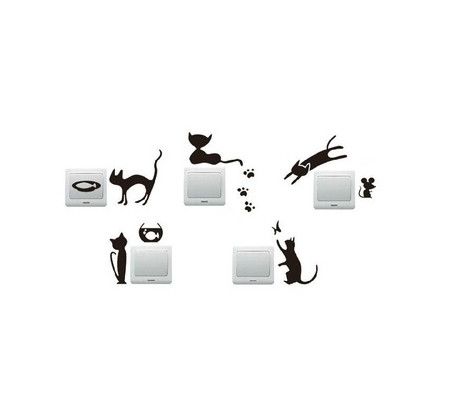 Samolepky na stenu/set = 1 objednávka podstielky